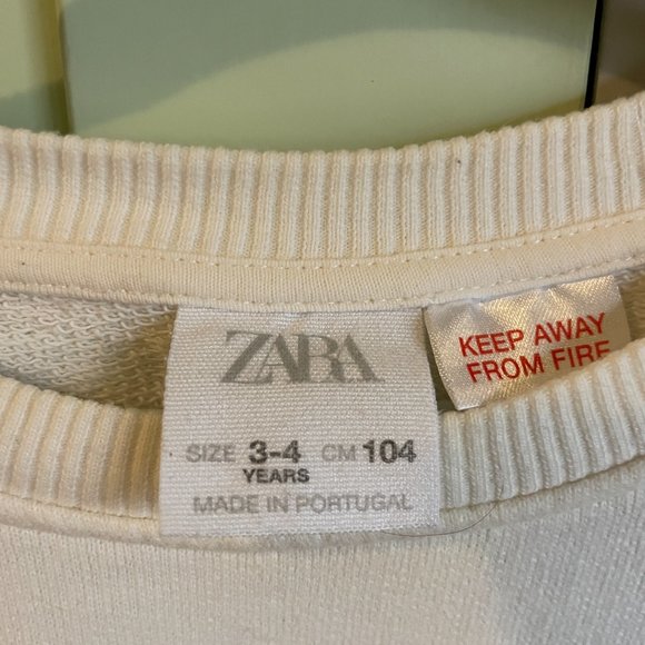 Zara Girl Sweatshirt; 3-4 years; 104 cm; - Picture 3 of 4